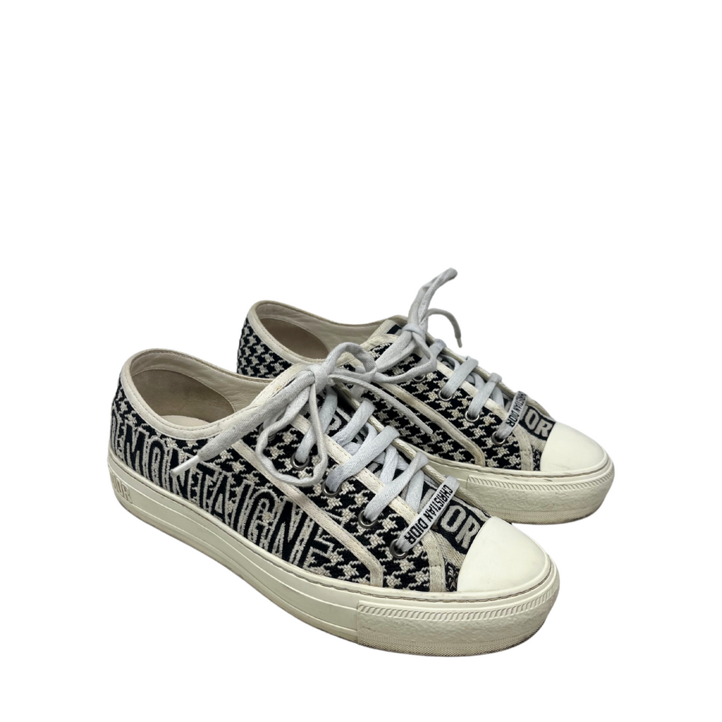 Dior Houndstooth 30 Montaigne Walk N Dior Sneakers Size 37