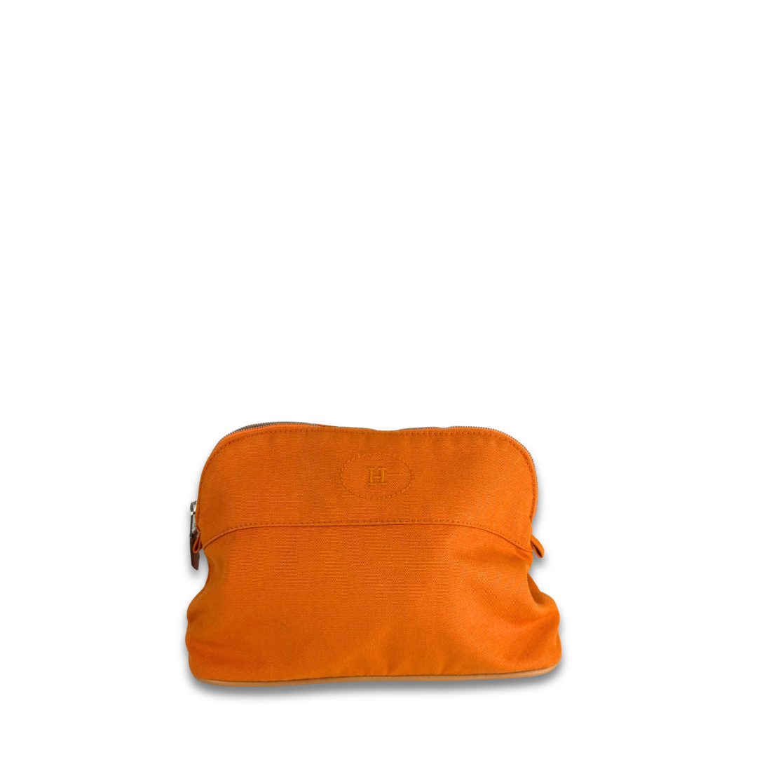 Hermès Orange Toile Bolide Case