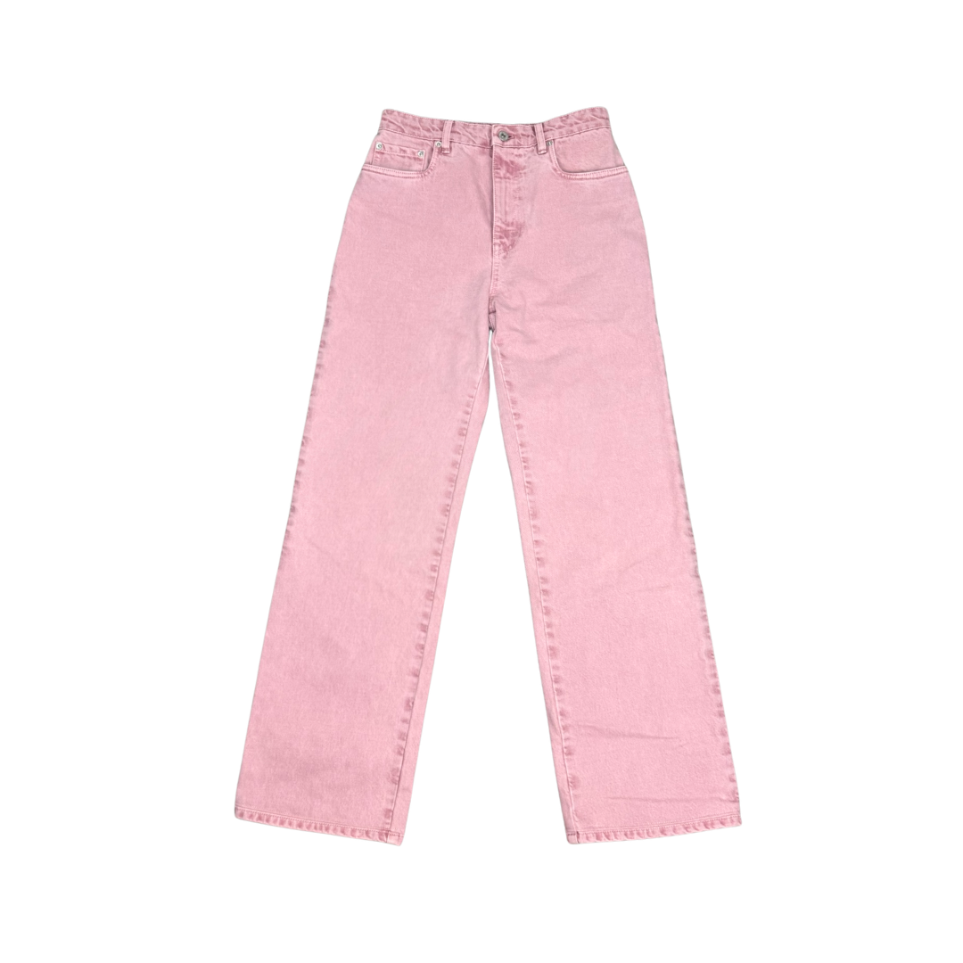 Miu Miu Pink Straight Leg Jeans - Size 25