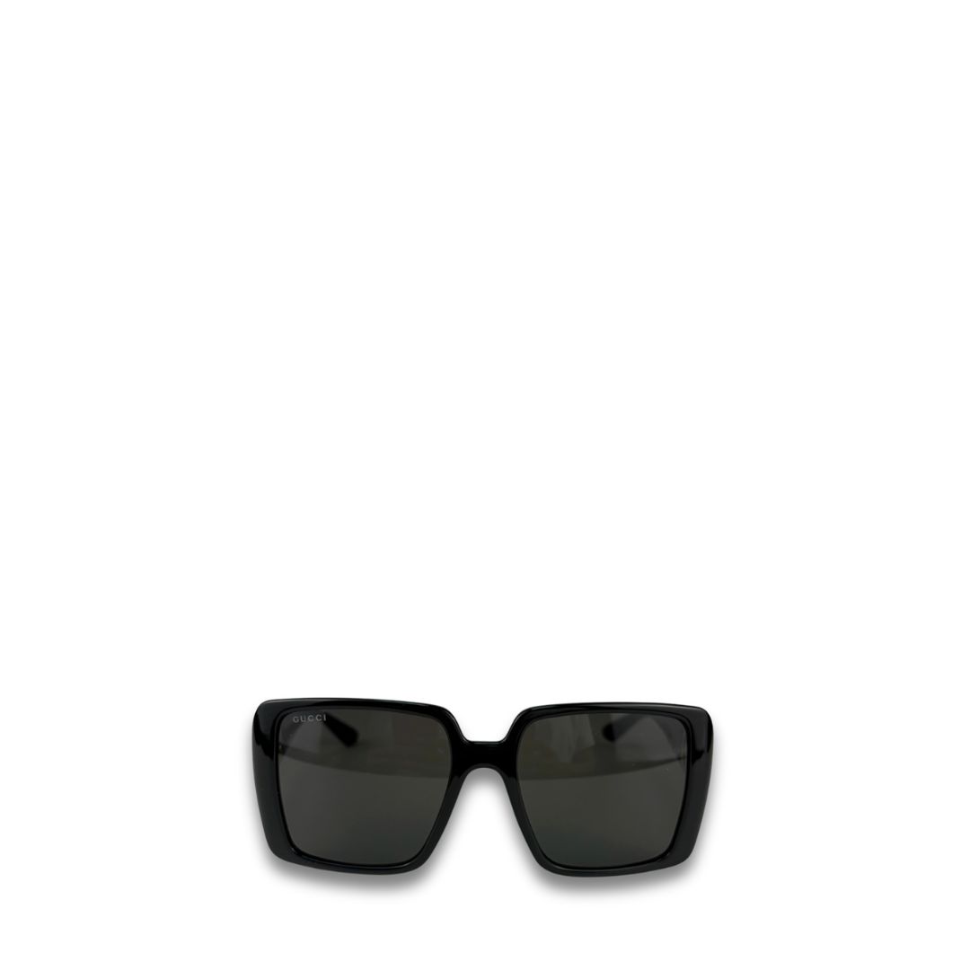Gucci Black Oversized Square Sunglasses