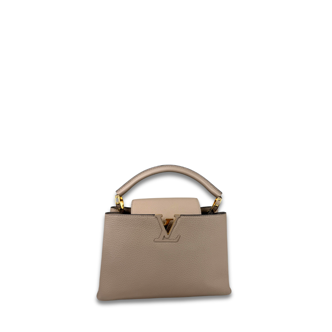 Louis Vuitton Taupe Capucines MM