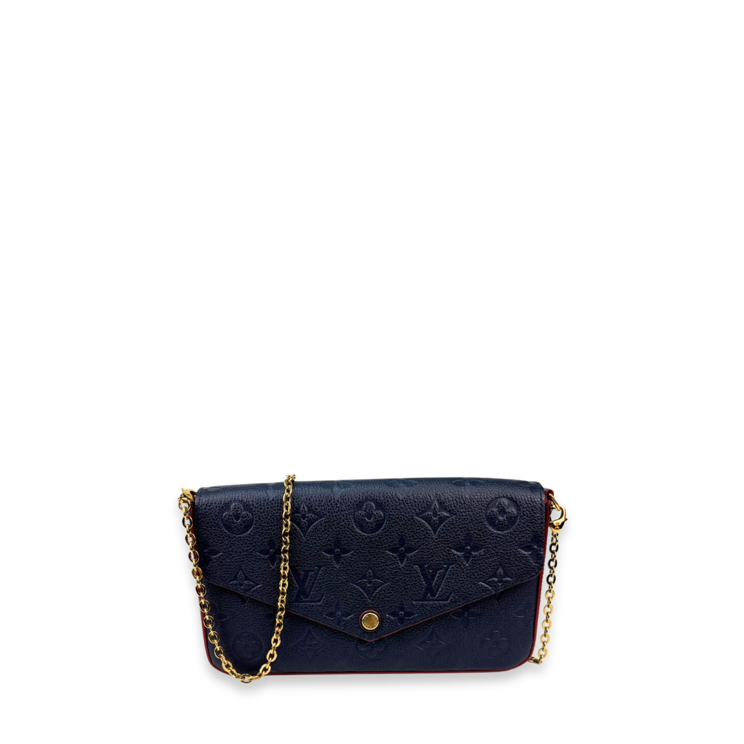 Louis Vuitton Navy Empreinte Pochette Felicie