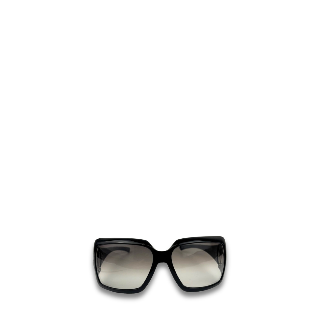 Gucci Black Rectangular Sunglasses