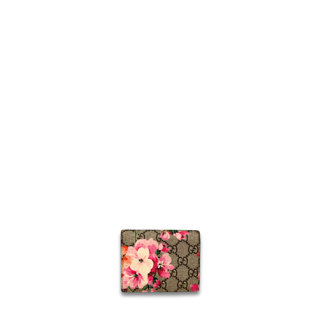 Gucci Supreme Blooms Flap Card Holder