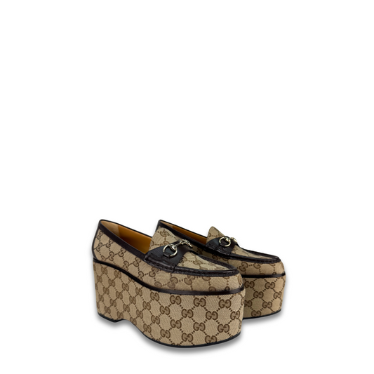 Gucci Horsebit Platform Loafers - Size 37