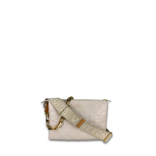 Louis Vuitton Cream Coussin PM