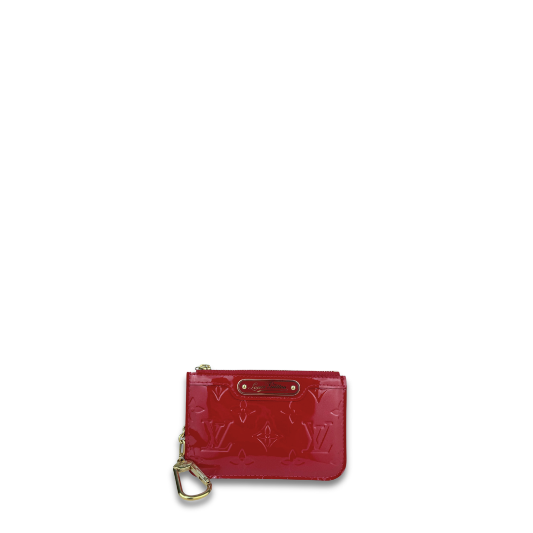 Louis Vuitton Red Vernis Key Pouch