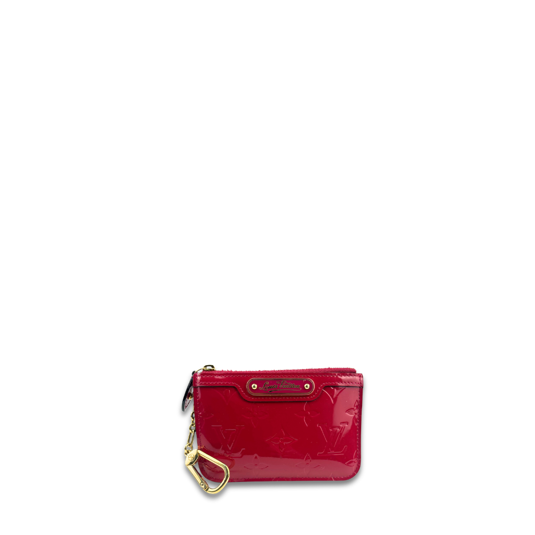 Louis Vuitton Pink Vernis Key Pouch