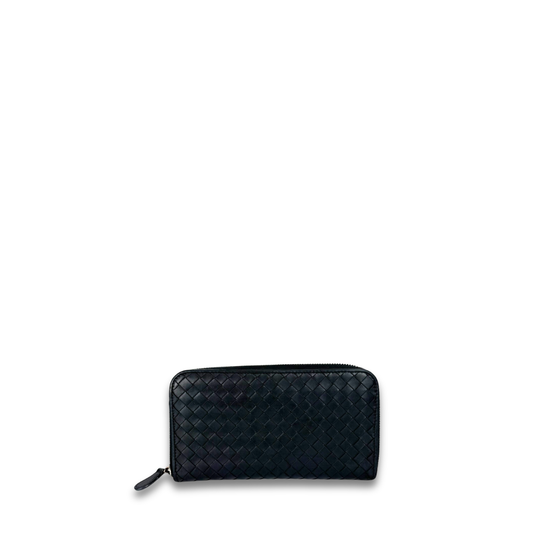 Bottega Veneta Intrecciato Zipper Wallet