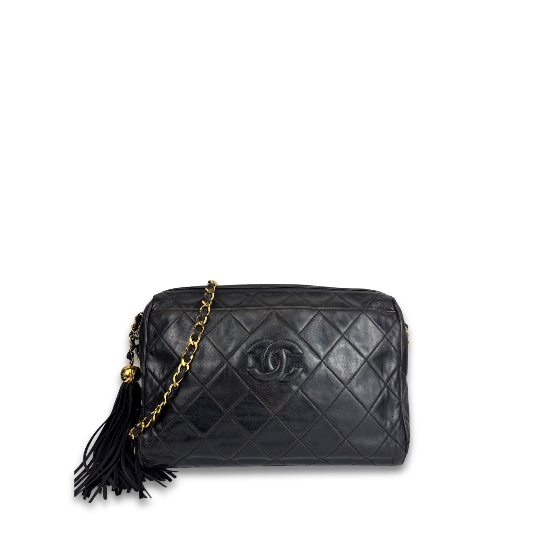 Chanel Lambskin Tassel Camera Bag