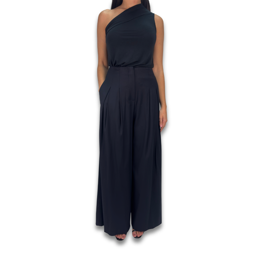 TWP Dark Navy Drew Trousers - Size 2