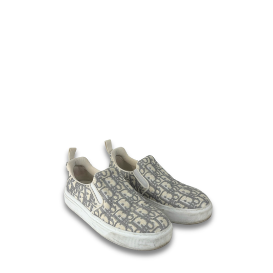 Dior Grey Saltwind Slip-On Sneakers - Size 37