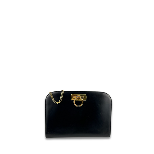 Ferragamo Gancini Chain Shoulder Bag