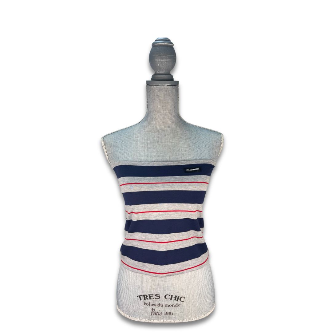 Miu Miu Striped Tube Top - Size M