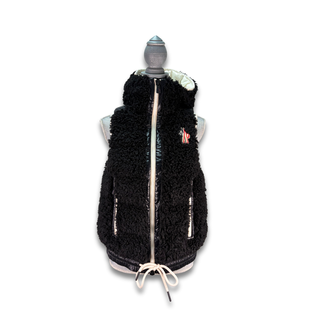 Moncler Grenoble Teddy Padded Vest - Size XXS