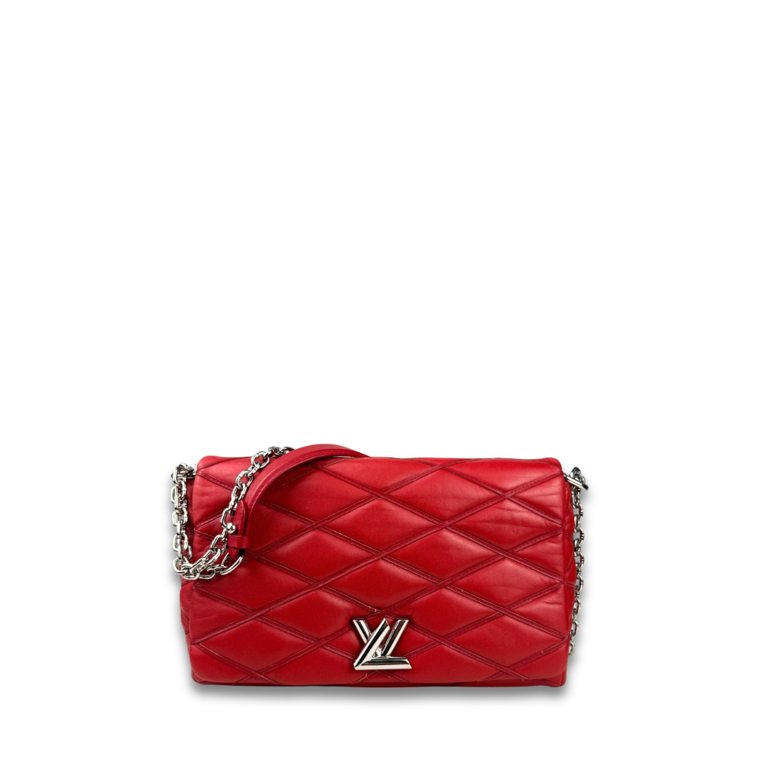 Louis Vuitton Red Lambskin GO-14