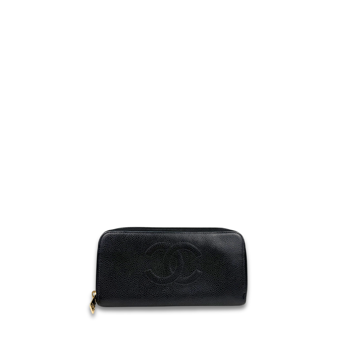 Chanel CC Timeless Zip Around Wallet