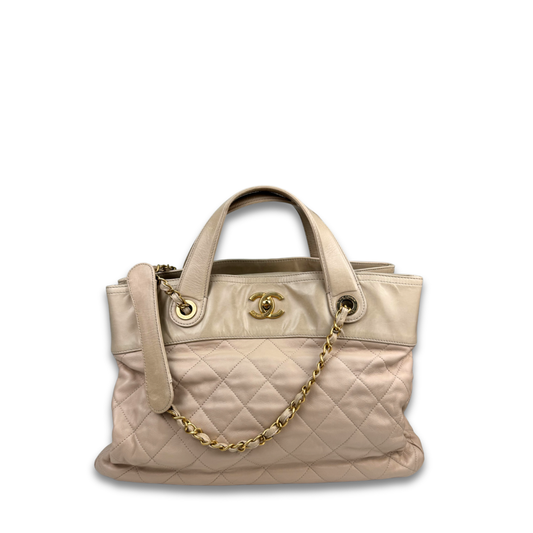 Chanel Beige In The Mix Shopping Tote