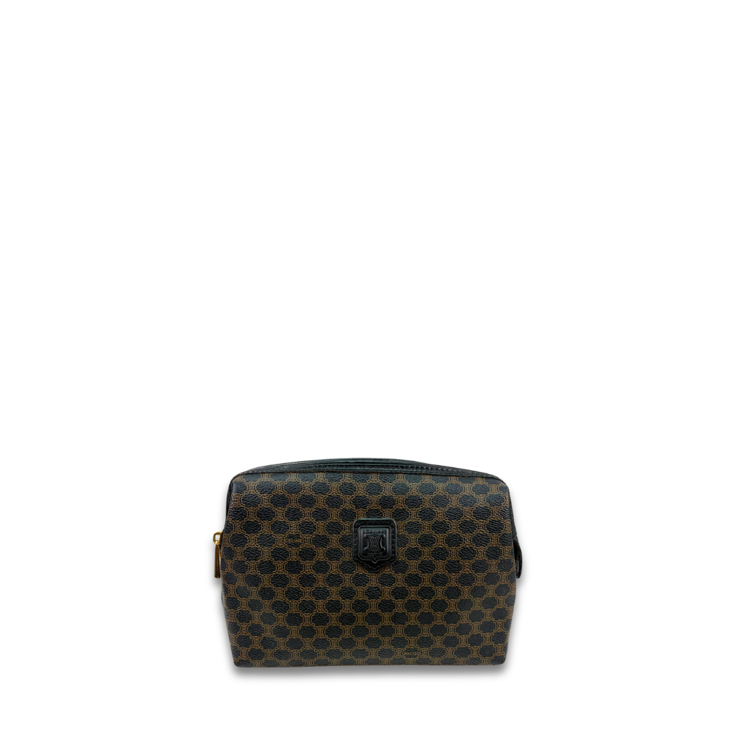 Celine Coated Canvas Toiletry Pouch