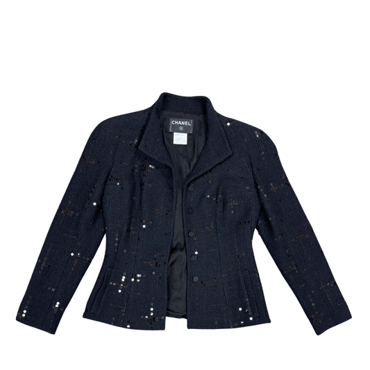 Chanel Sequin Tweed Blazer
