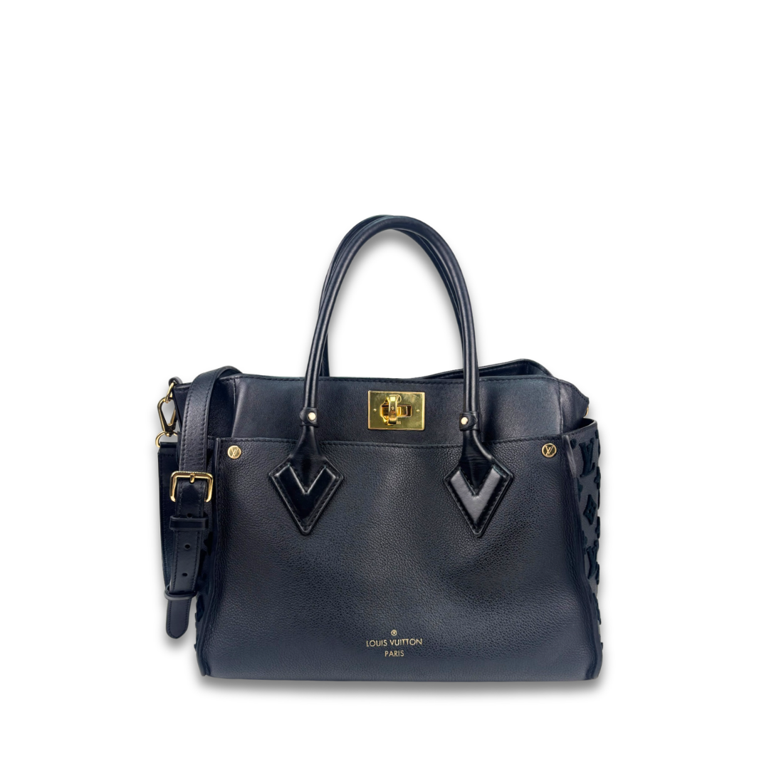 Louis Vuitton Black On My Side MM