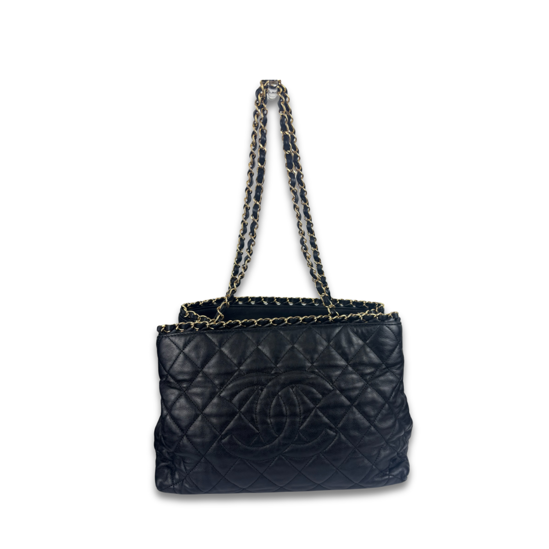 Chanel Black Small Chain Me Tote