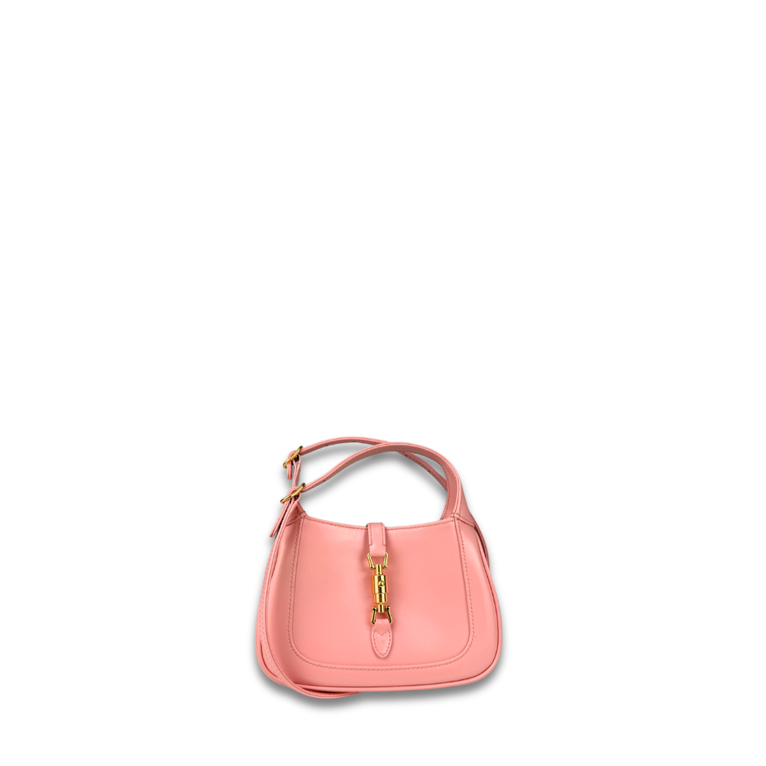Gucci Pink Calfskin 1961 Mini Jackie