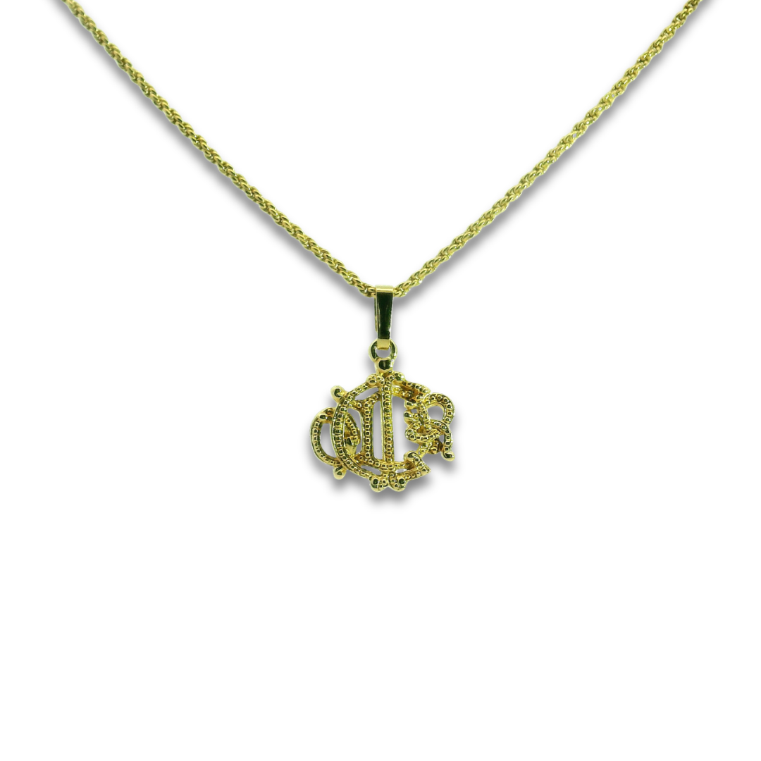 Dior Gold CD Necklace