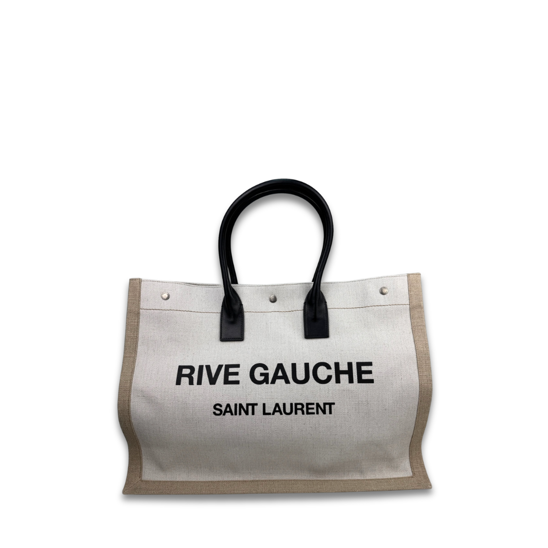 YSL Canvas Rive Gauche Shopping Tote