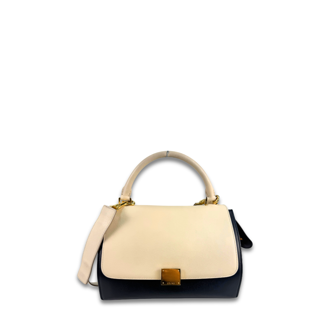 Celine Tri-Color Trapeze Handbag