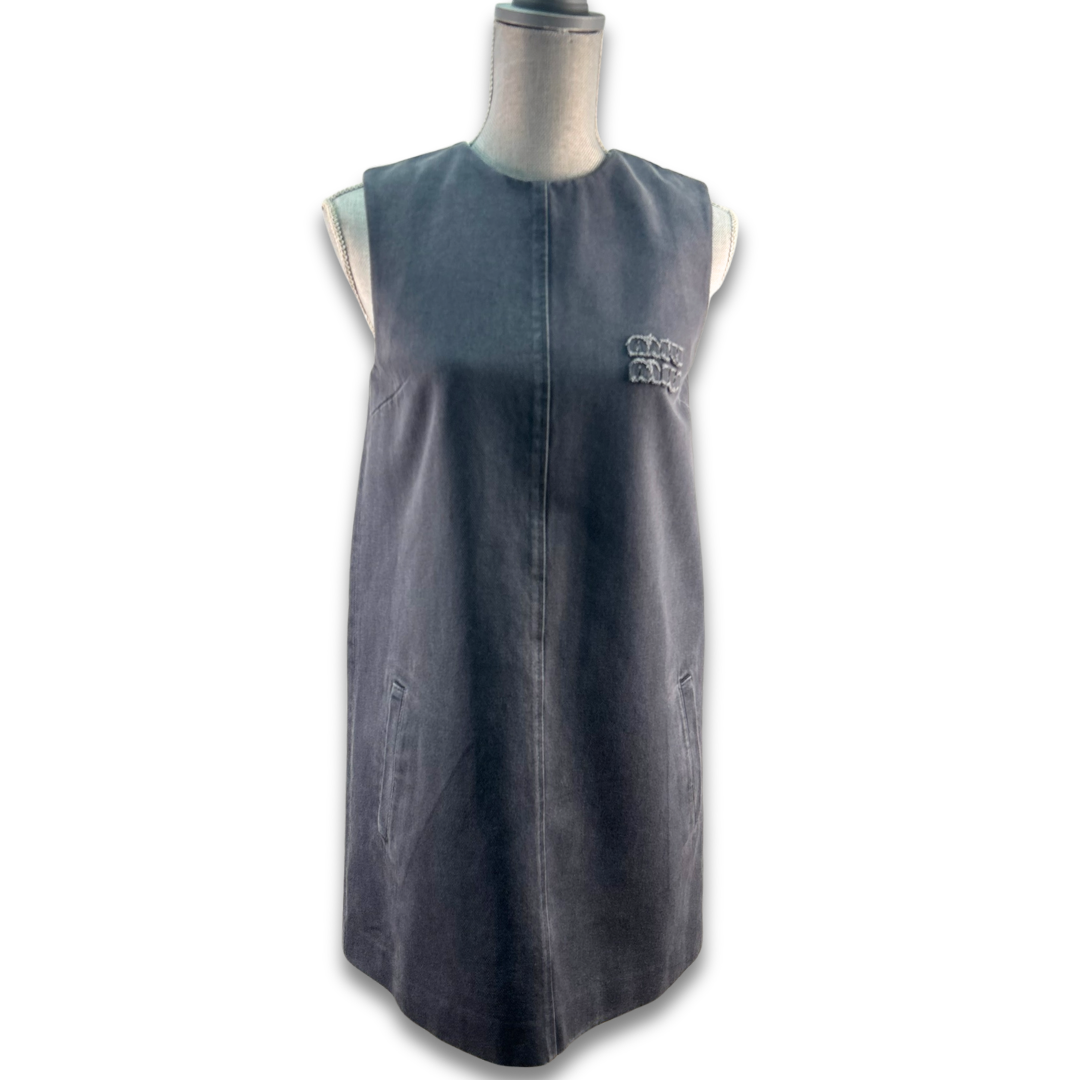 Miu Miu Denim Shift Dress-Size 38