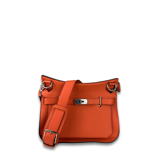 Hermès Clemence Jypsière 31 Orange Poppy