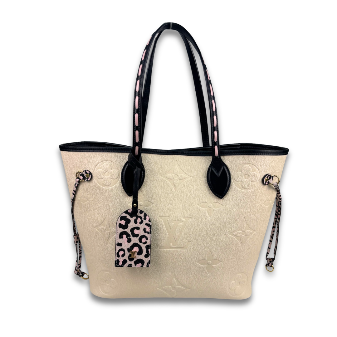Louis Vuitton Pink Wild at Heart Neverfull MM