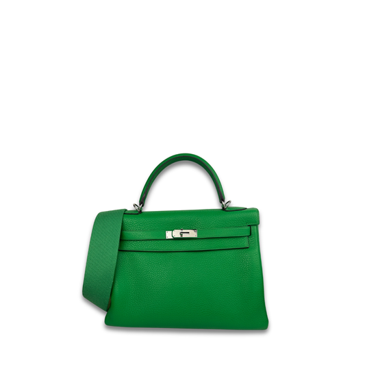Hermès Clemence Kelly 32 Bambou