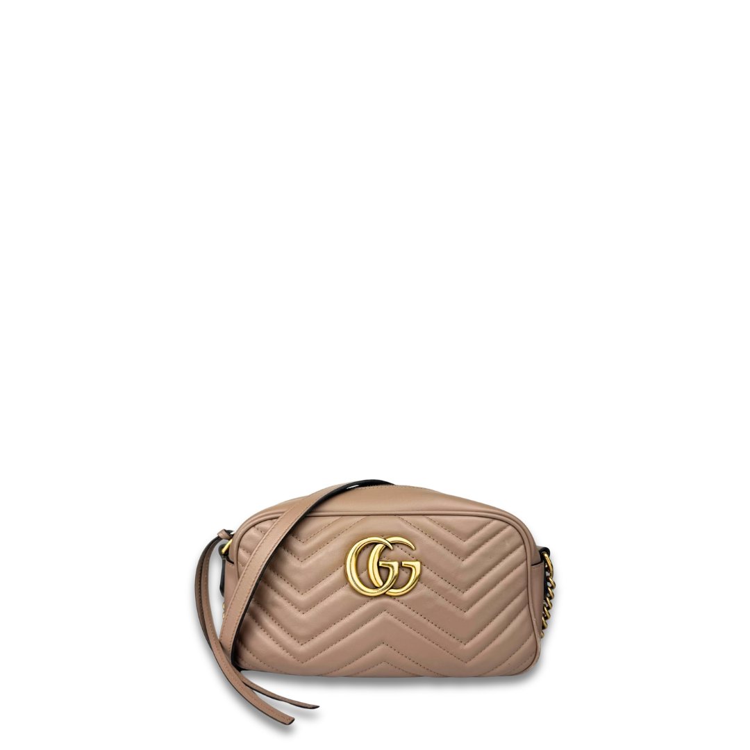 Gucci Dusty Rose Marmont Small Camera Bag