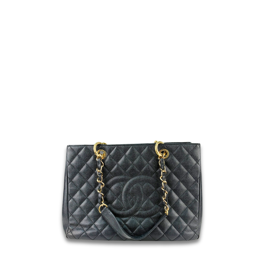 Chanel Black Caviar Grand Shopper Tote (GST)