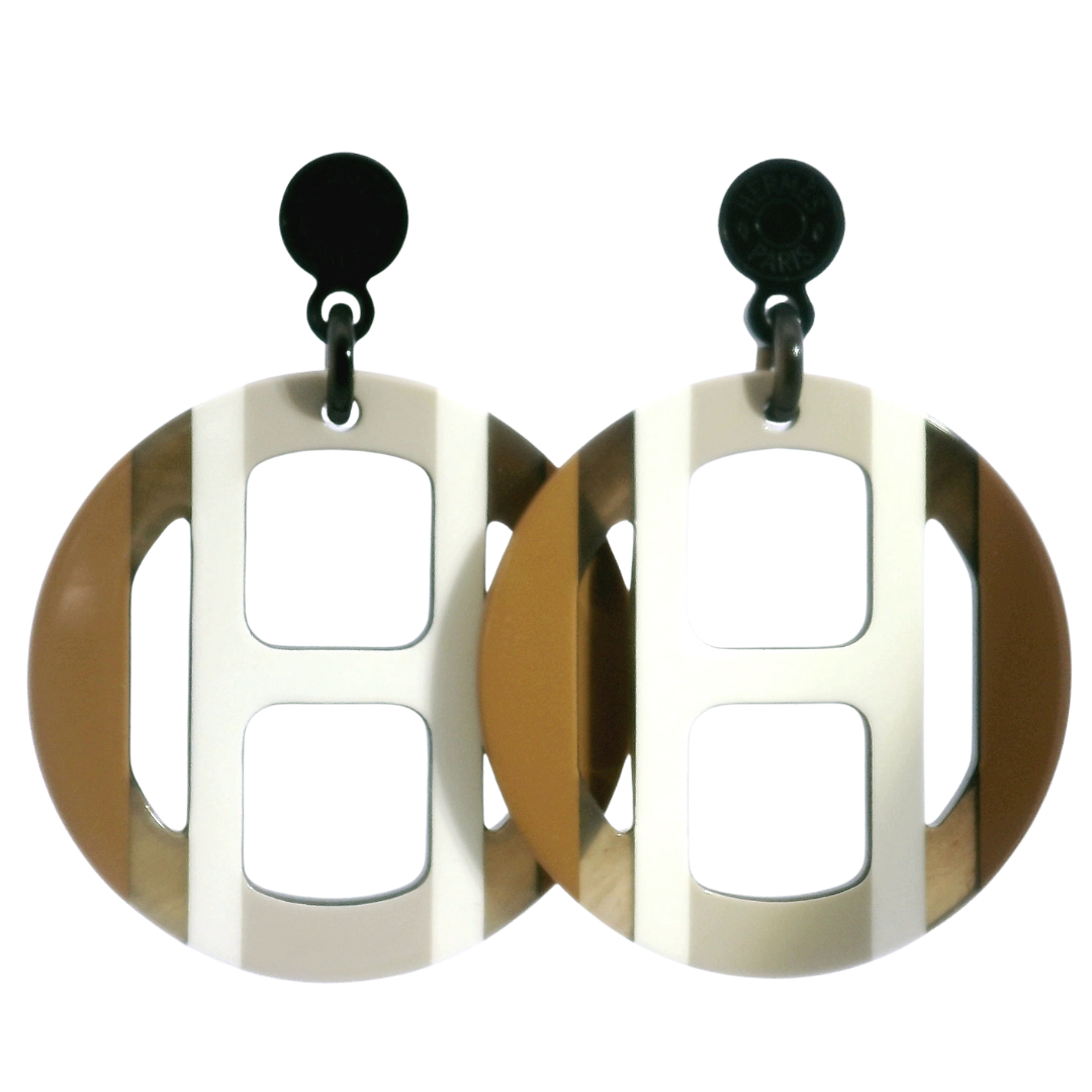 Hermès H Equipe Earrings