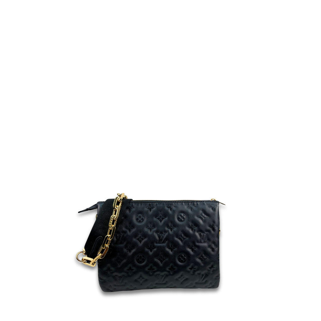 Louis Vuitton Black Coussin PM
