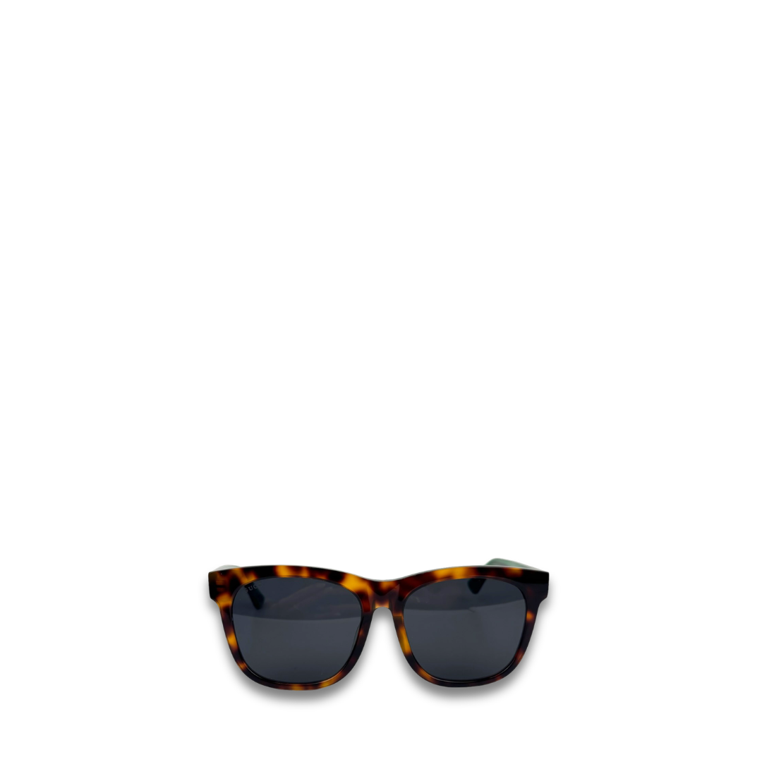 Gucci Tortoiseshell Web Sunglasses