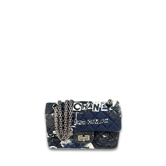 Chanel Quilted Fabric Mini 2.55 Reissue Single Flap