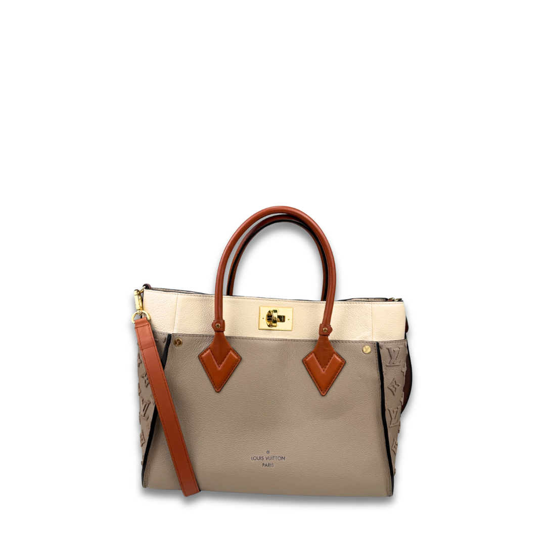 Louis Vuitton Taupe On My Side MM