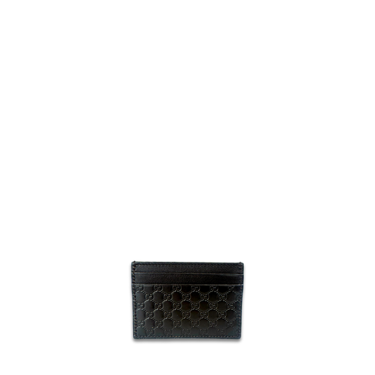 Gucci Brown Microguccissima Card Case