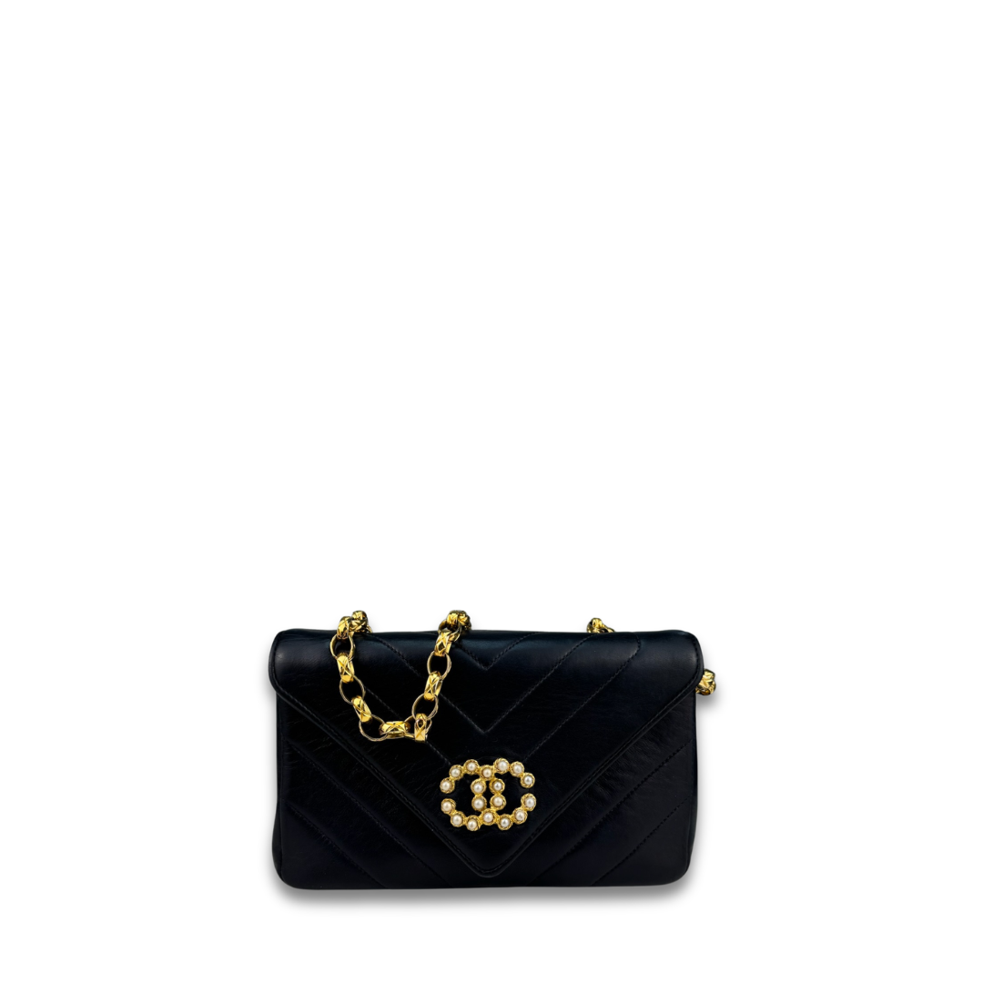 Chanel Chevron Bijoux Mini Flap Bag