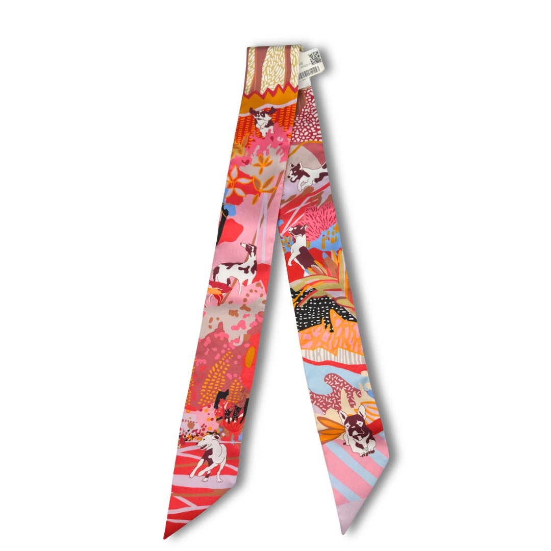 Hermès 'En Liberte' Silk Twilly