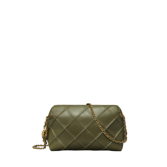 Tory Burch Fleming Soft Crossbody - Dark Olive