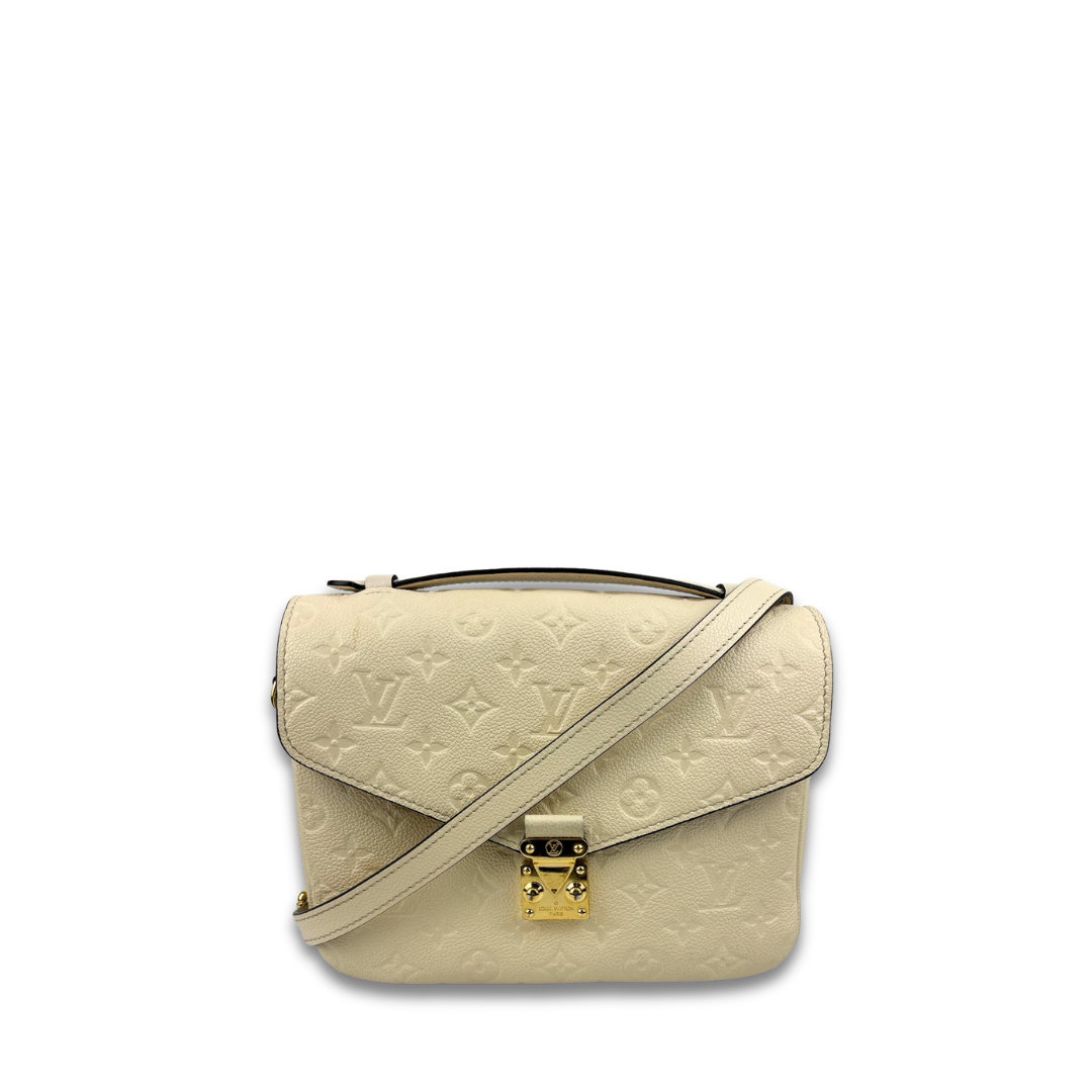 Louis Vuitton Cream Empreinte Pochette Métis