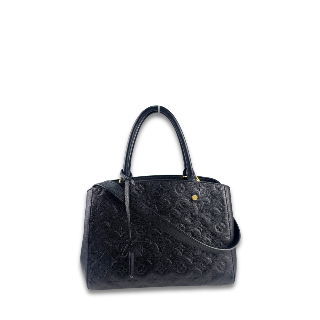 Louis Vuitton Black Empreinte Montaigne MM