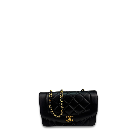 Chanel Small Lambskin Diana Single Flap