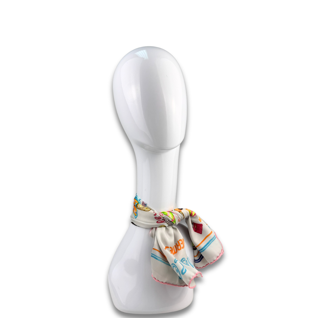 Hermès Funny Ice Cream Silk Scarf 70
