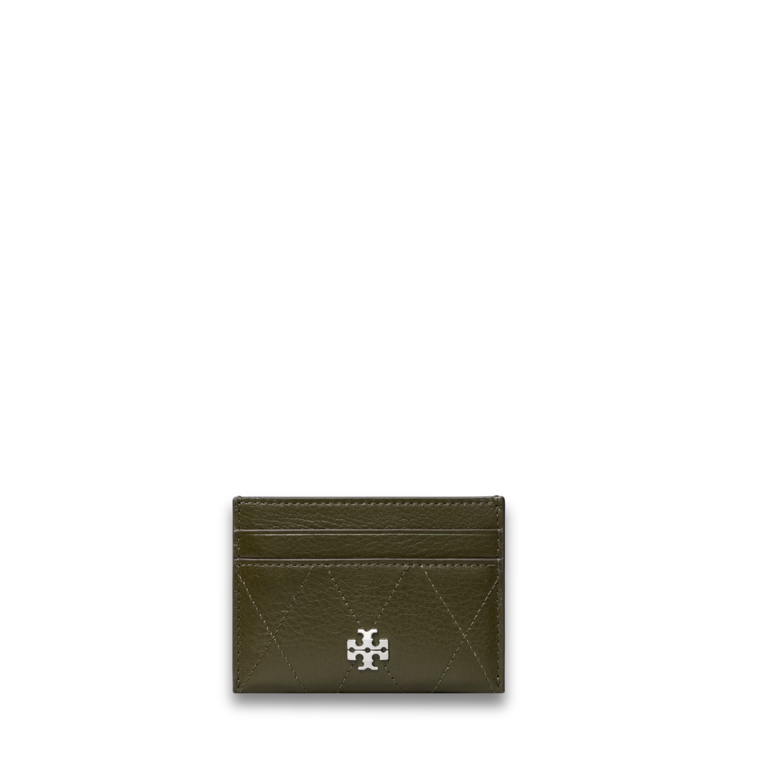 Tory Burch Charlie Quilted Card Case